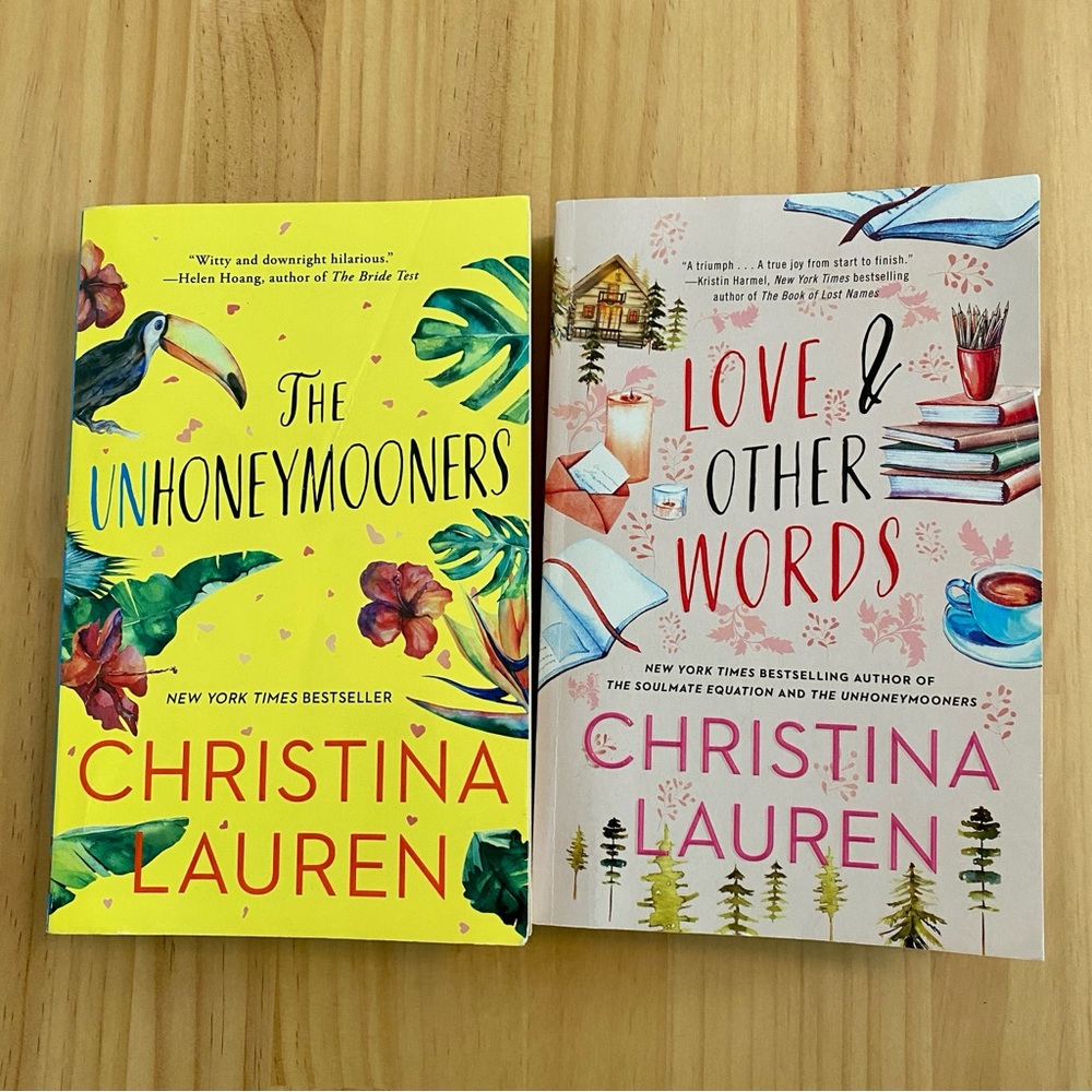 Christina Lauren Book Set - “Love and Other Words” and “The Unhoneymooners”